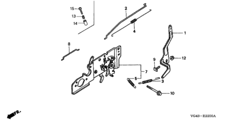 Honda Hrg C Sdtaa Control Lawn Turfcare Machinery Parts