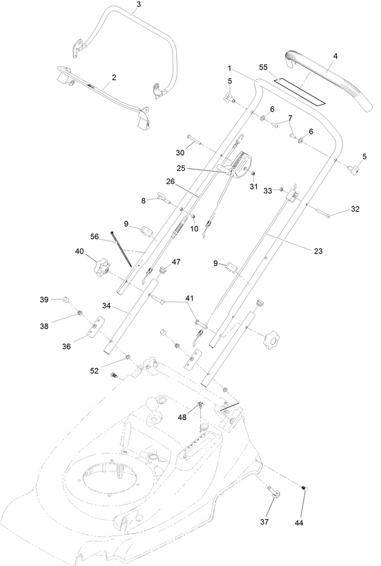 Hayter 474a handlebar