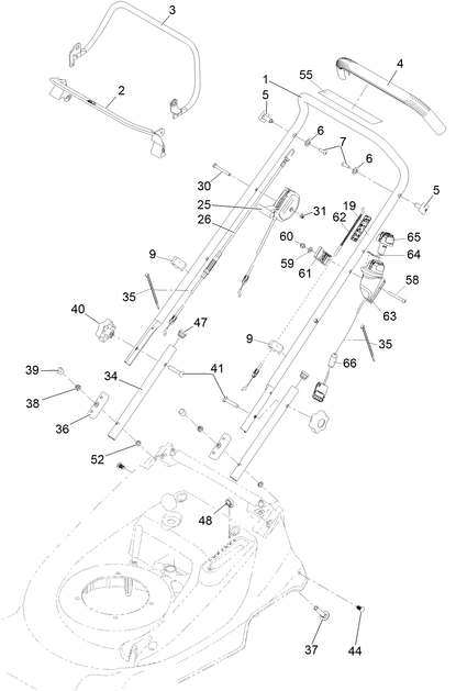 Hayter 477A handlebar