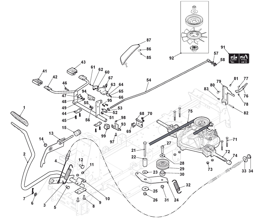 Mountfield 27h transmission