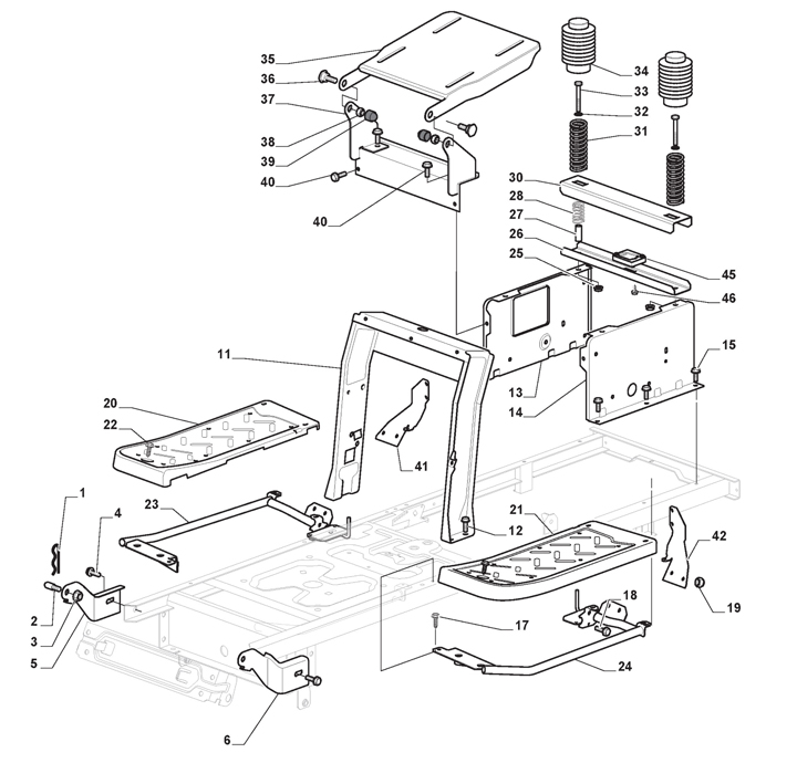 Mountfield 1330M frame