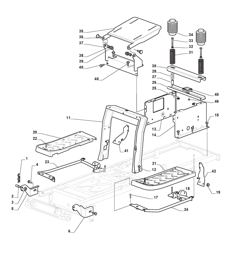 Mountfield 1530H Frame