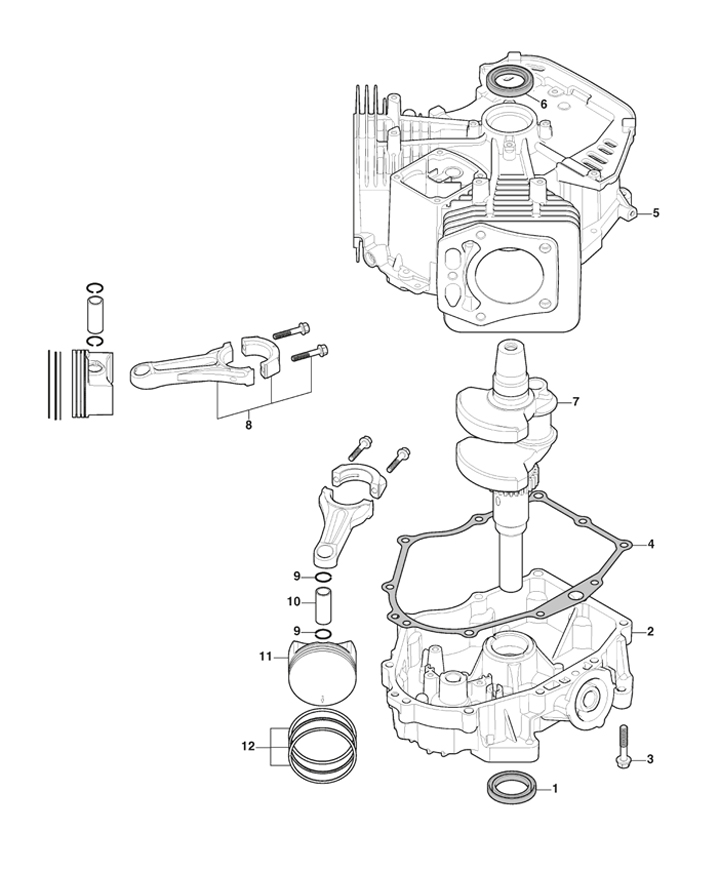 Mountfield 1638H Crankshaft