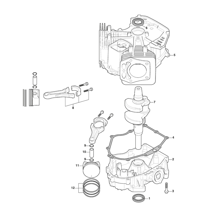 Mountfield 2240H - Piston