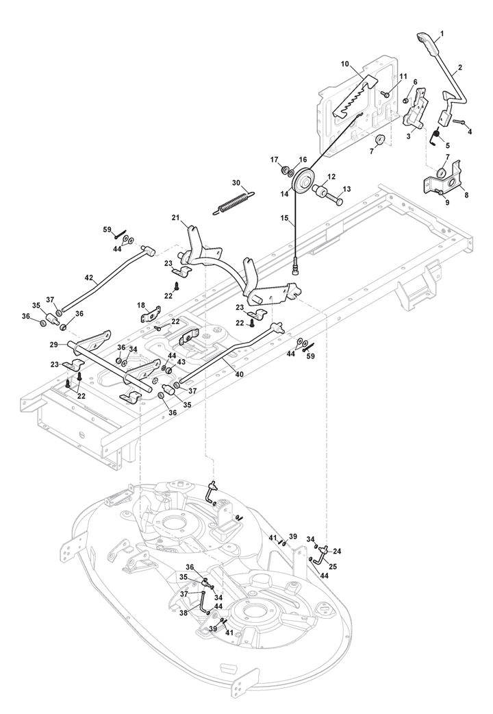 Mountfield Freedom 30E Cutting Plate Lifting