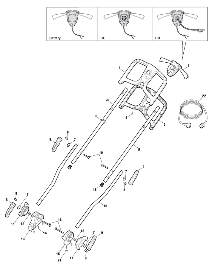 Mountfield Princess 38 (2021) Handle