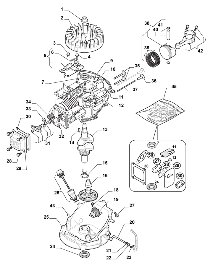 Mountfield S421R PD Piston