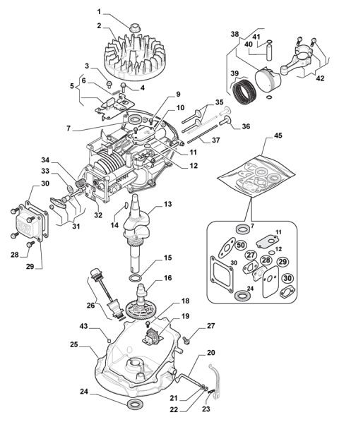 118550890/0 CAMSHAFT | Lawn & turfcare machinery parts