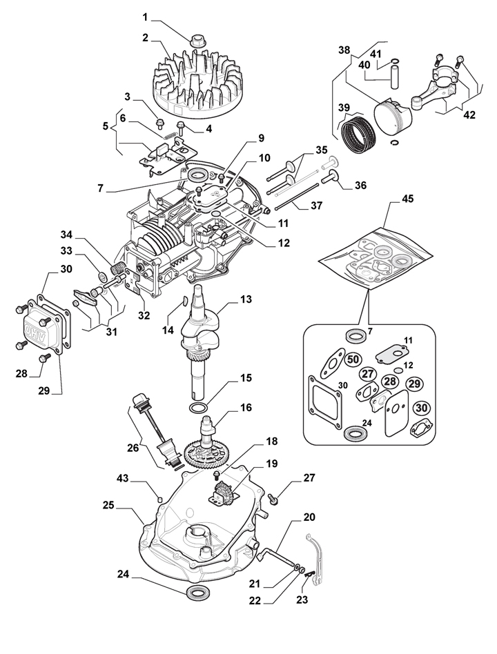 Mountfield SP42 Piston