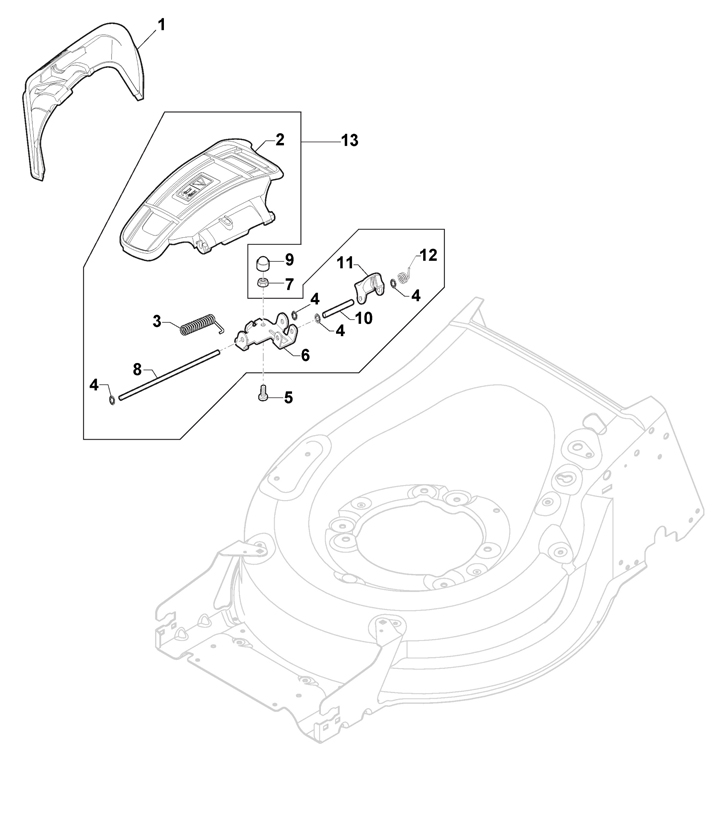 Mountfield SP485HWV Ejection Guard