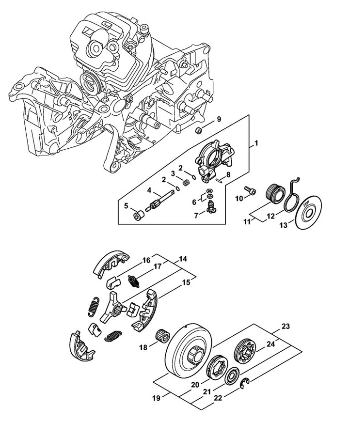 Stihl MS462C-M - Oil Pump