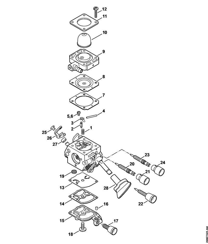 Stihl BG66 C-E - Carburetor