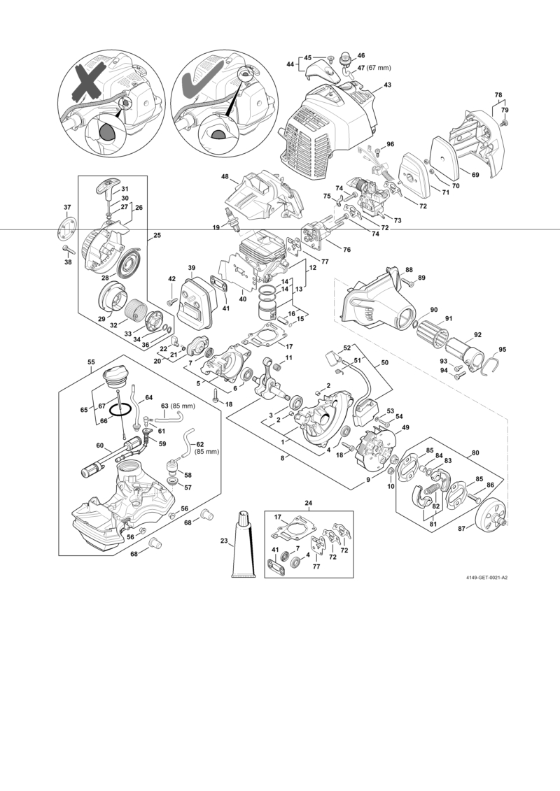 Stihl FS94CE - Engine