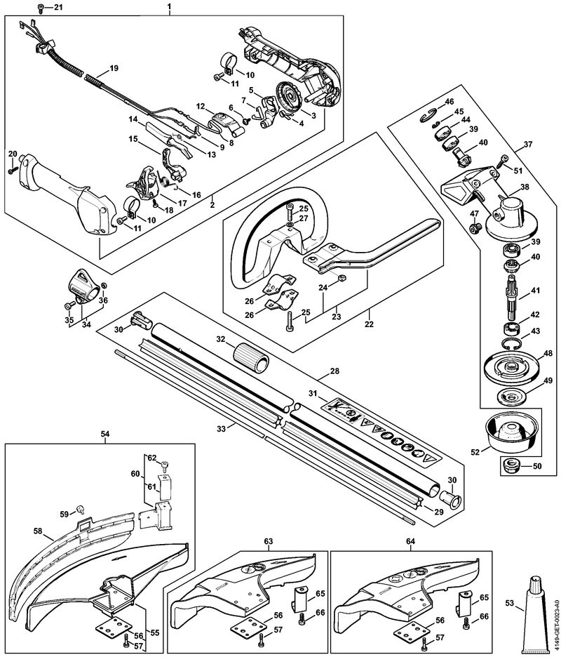 Stihl FS94RCE - Control Handle