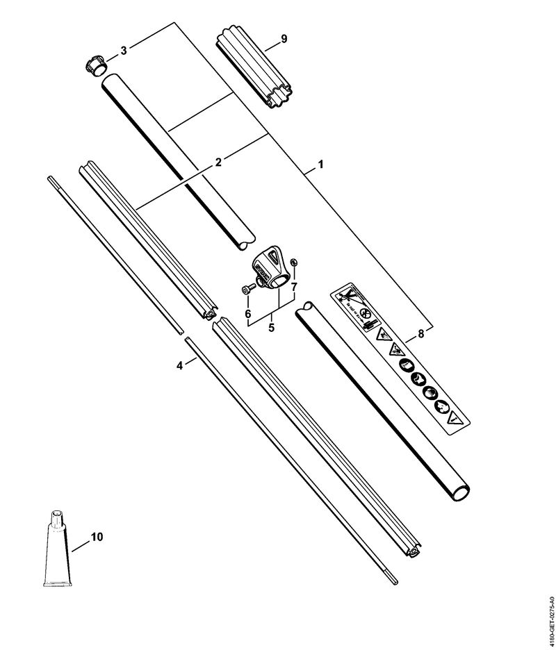 Stihl FS91R - Drive Tube Assemble