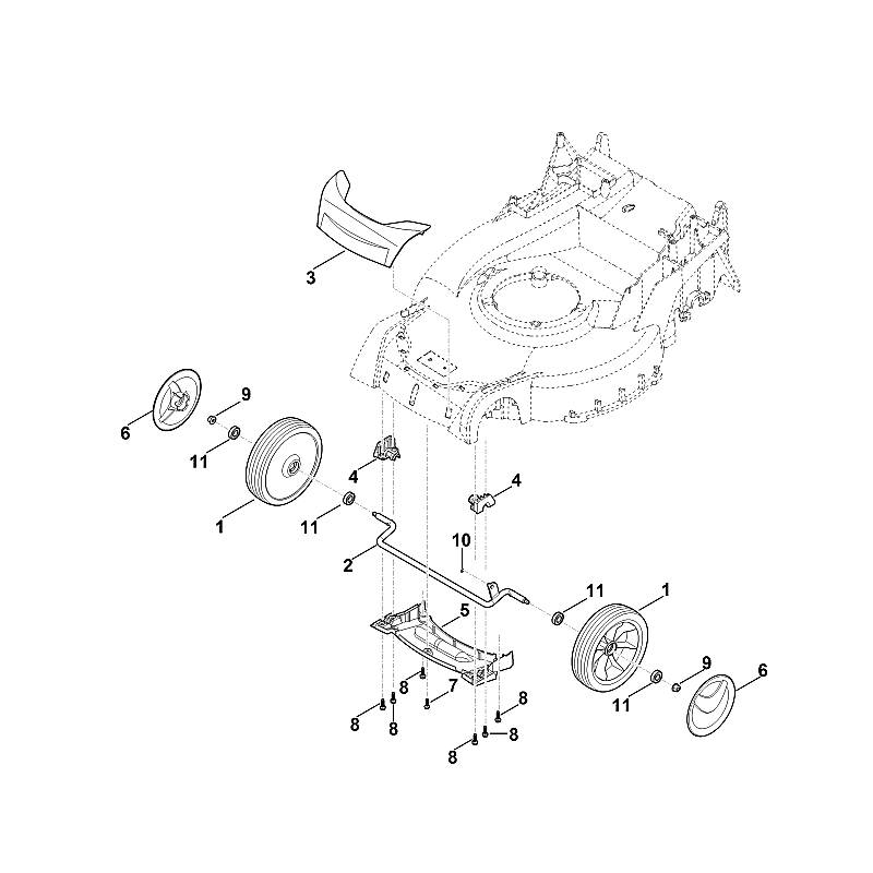 Stihl RM655.0V - Shaft, Gear Box