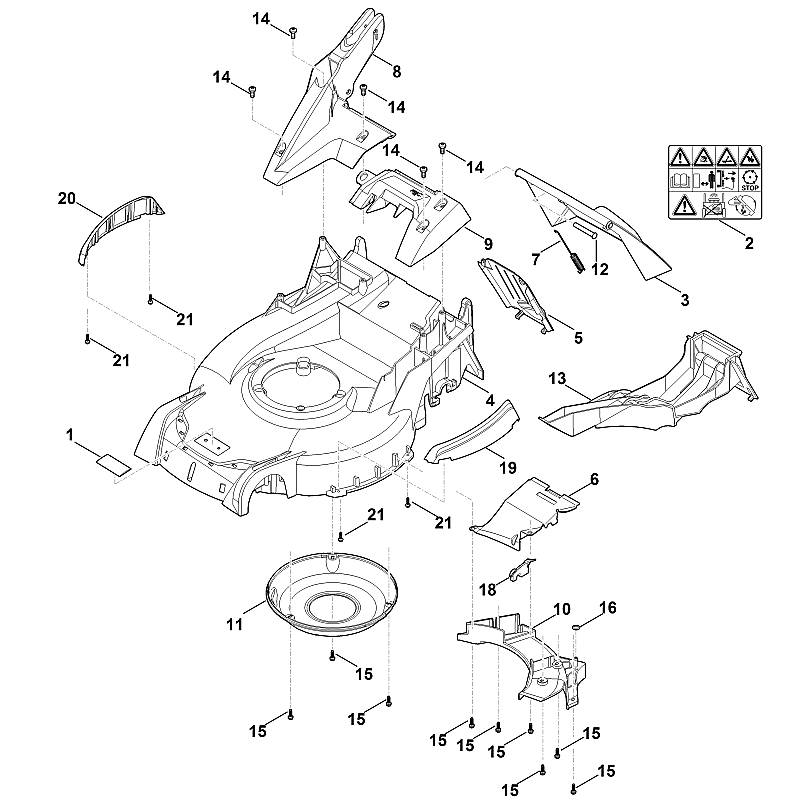 Stihl RM655.0VS - Housing