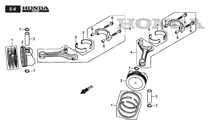 Stiga Estate Pro 9122 XWSY 2T1535381/ST1 - Piston