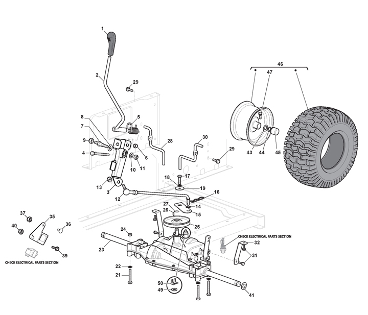 Stiga Tornado 2098 2T0510481/ST2 - Transmission