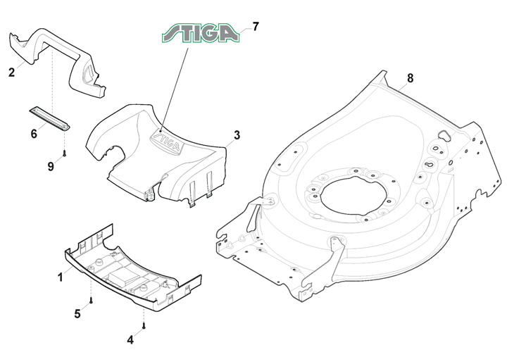 Stiga Combi 955SQAE 294557898/ST1 - Mask