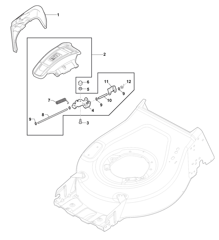 Stiga Combi 43QDAE 2L0431908/ST1 - Ejection Guard