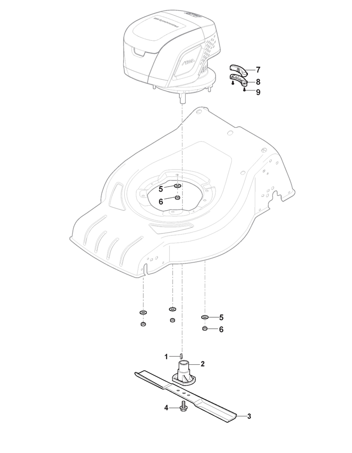 Stiga Combi 43QDAE 2L0431908/ST1 - Blade