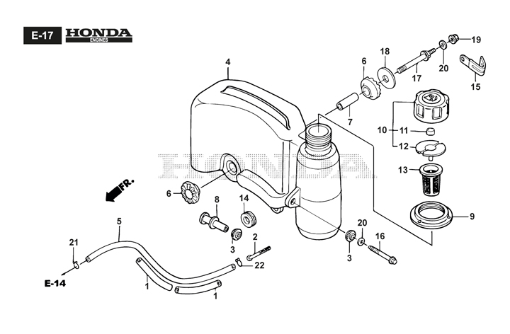 Stiga Twinclip 55SRH BBC 294569338/ST1 - Fuel Tank