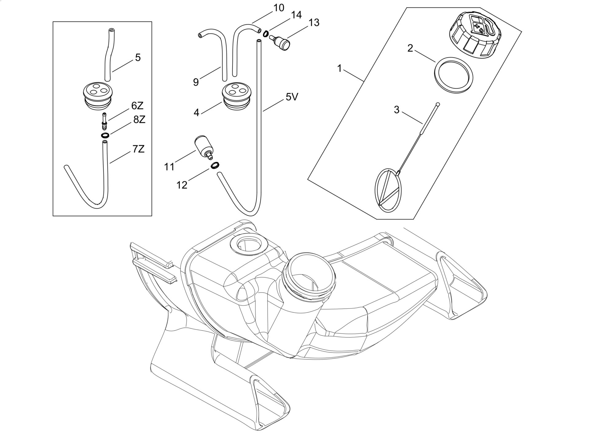 Echo PB2620 (38000001 to 38999999) - Fuel Tank