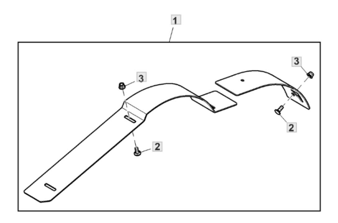 John Deere X350 - Deflector Kit 48a