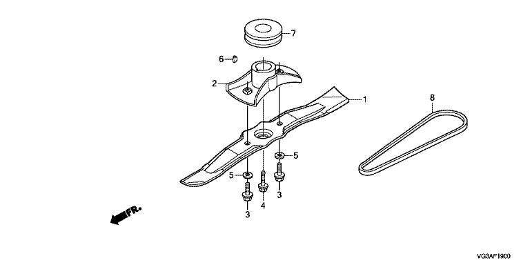 Honda HRS536C5VKEH - Rotary Blade