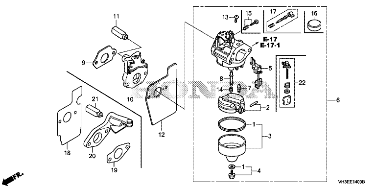 Honda HRG466C1PKEH - Carburetor