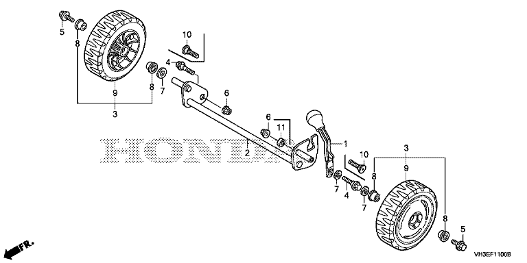 Honda HRG466C1SKEH - Front Wheel