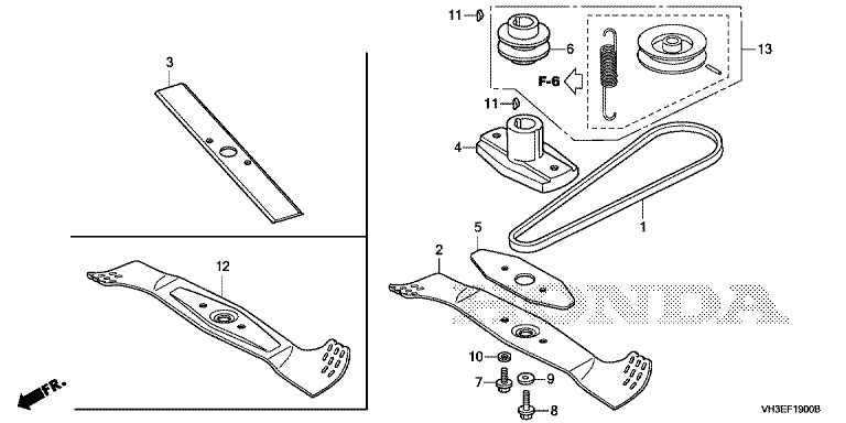 Honda HRG466C1SKEH - Rotary Blade