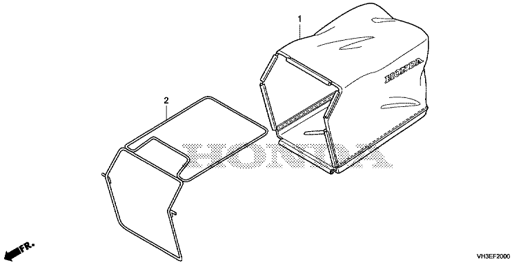 Honda HRG466C1SKEP - Grass Bag