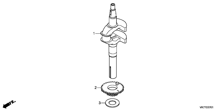 Honda HRX476C2QYEH - Crankshaft