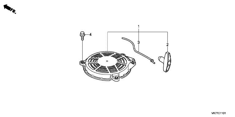 Honda HRX476C2QYEH - Recoil Starter