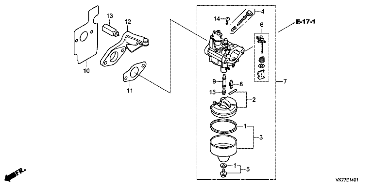 Honda HRX476C2QYEH - Carburetor