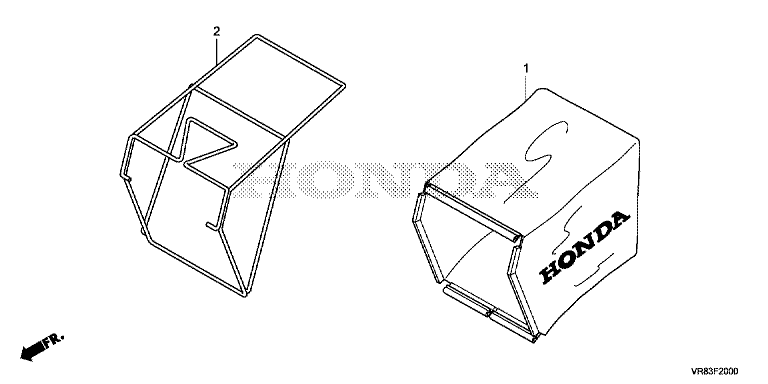 Honda HRN536C1VYEA - Grass Bag