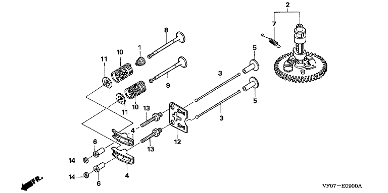 Honda HRD536K4QXEH - Camshaft