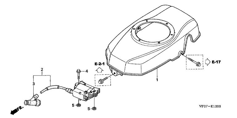 Honda HRD536K4HXEH - Fan Cover