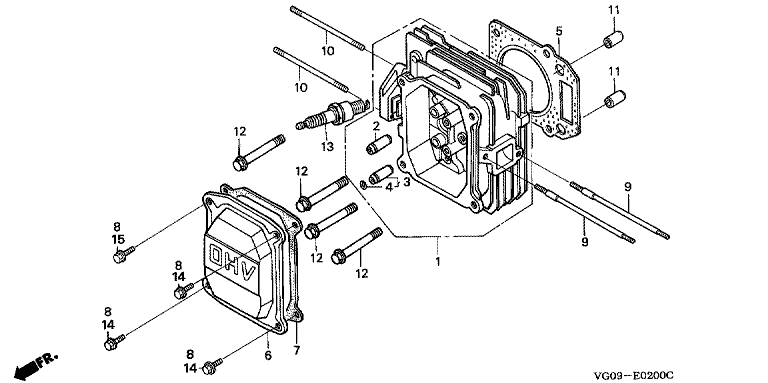 Honda HRH536K4HXEH - Cylinder Head