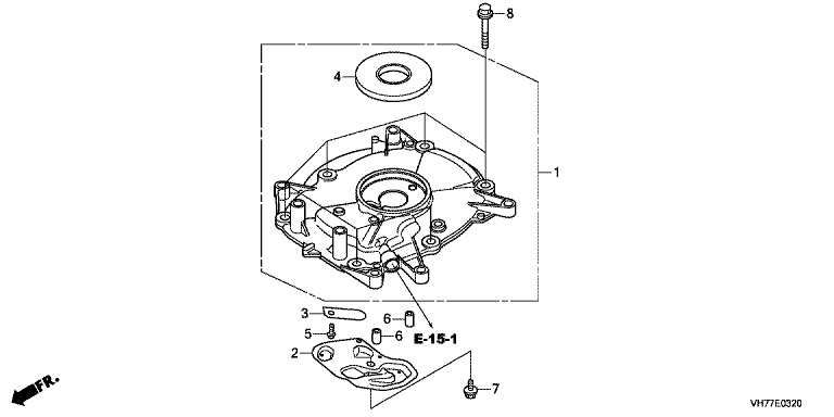 Honda HRX537C6HZEA - Crankcase Cover