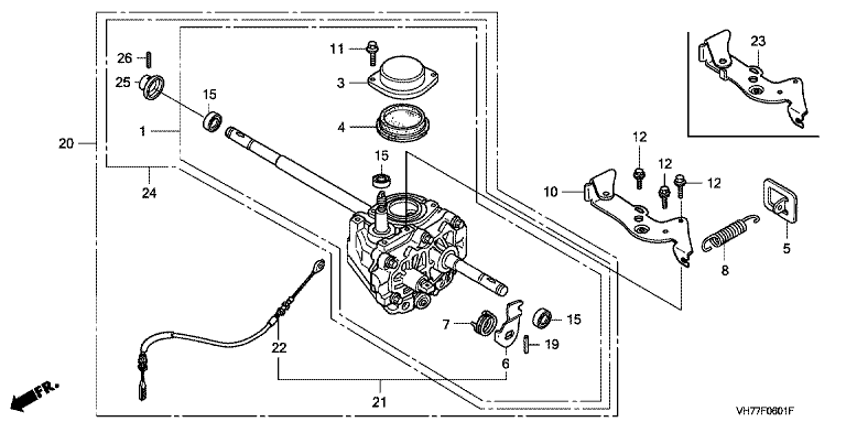 Honda HRX537C6HYEA - Transmission