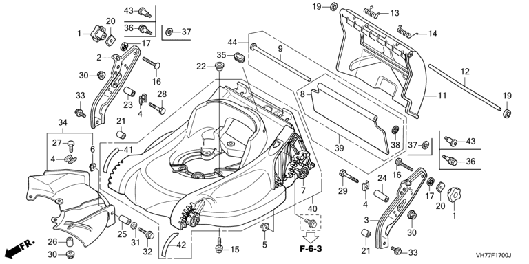 Honda HRX537C6HZEA - Cutting Housing