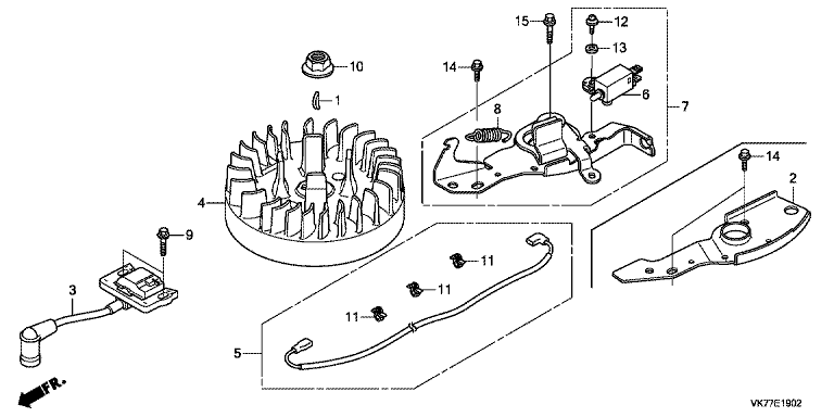 Honda HRX476C2VYEH - Flywheel