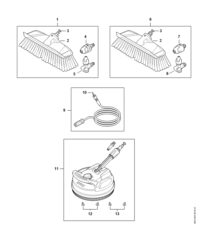 Stihl RE80 to 170 - Accessories 2