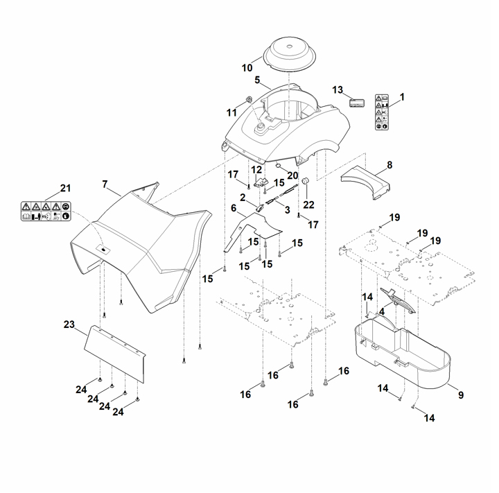 Stihl GH460 - Housing