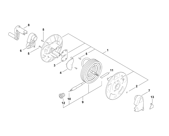 Stihl RE150 Plus - Hose Reel