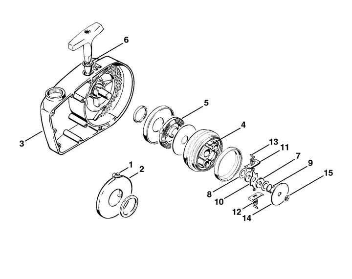 Stihl Chainsaw 041 AVEQ – Rewind starter 11.68 | Lawn & turfcare machinery  parts