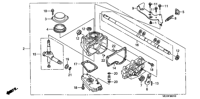 Honda HRB536C2-HXEA – Transmission | Lawn & turfcare machinery parts